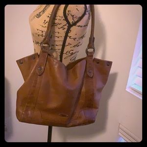 Frye leather tote